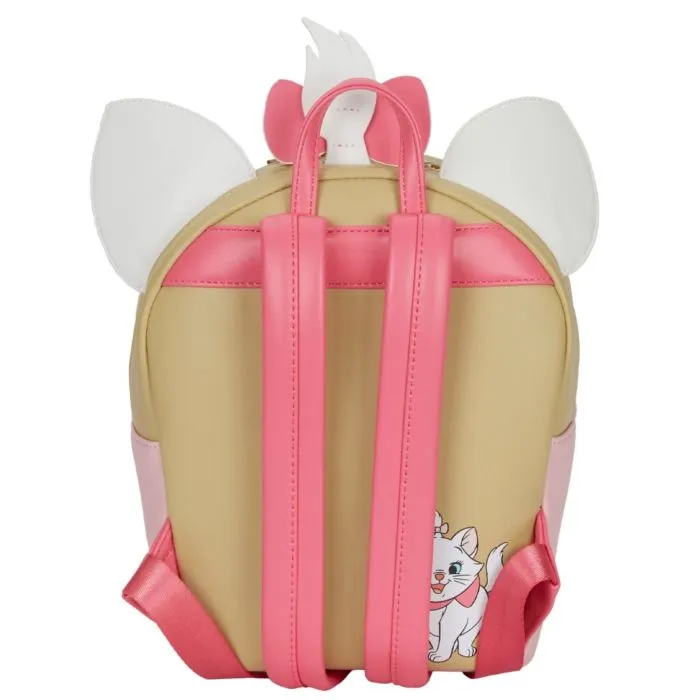 10" Disney : The Aristocats - Marie Sweets Cupcake Faux Leather Mini Backpack Bag Loungefly