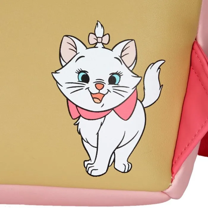 10" Disney : The Aristocats - Marie Sweets Cupcake Faux Leather Mini Backpack Bag Loungefly