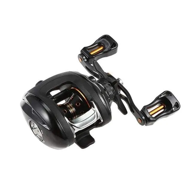 12 1 Bearings Waterproof Left / Right Hand Baitcasting Fishing Reel High Speed with Magnetic Brake System