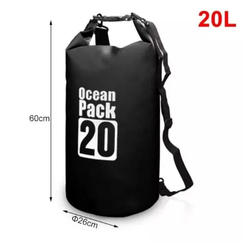 20L Waterproof Dry Bag Floating Shoulder Bag Roll Top