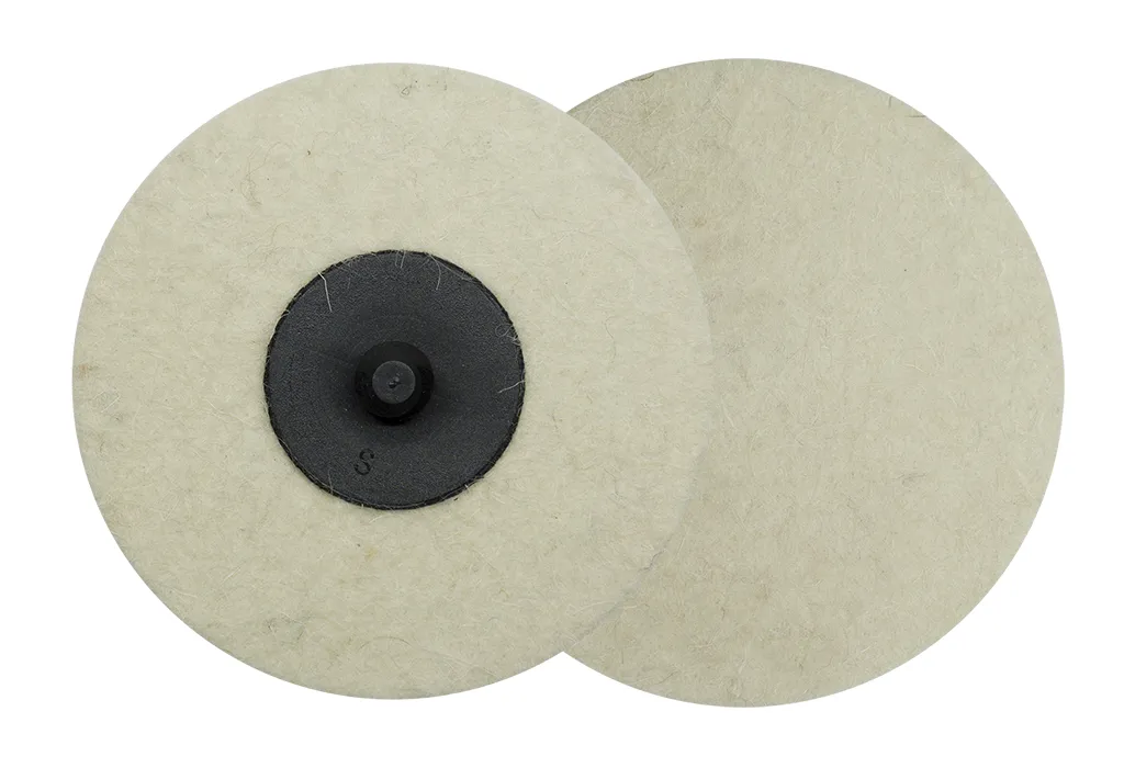 3" Felt Polishing Quick Change Discs - 10 Pack