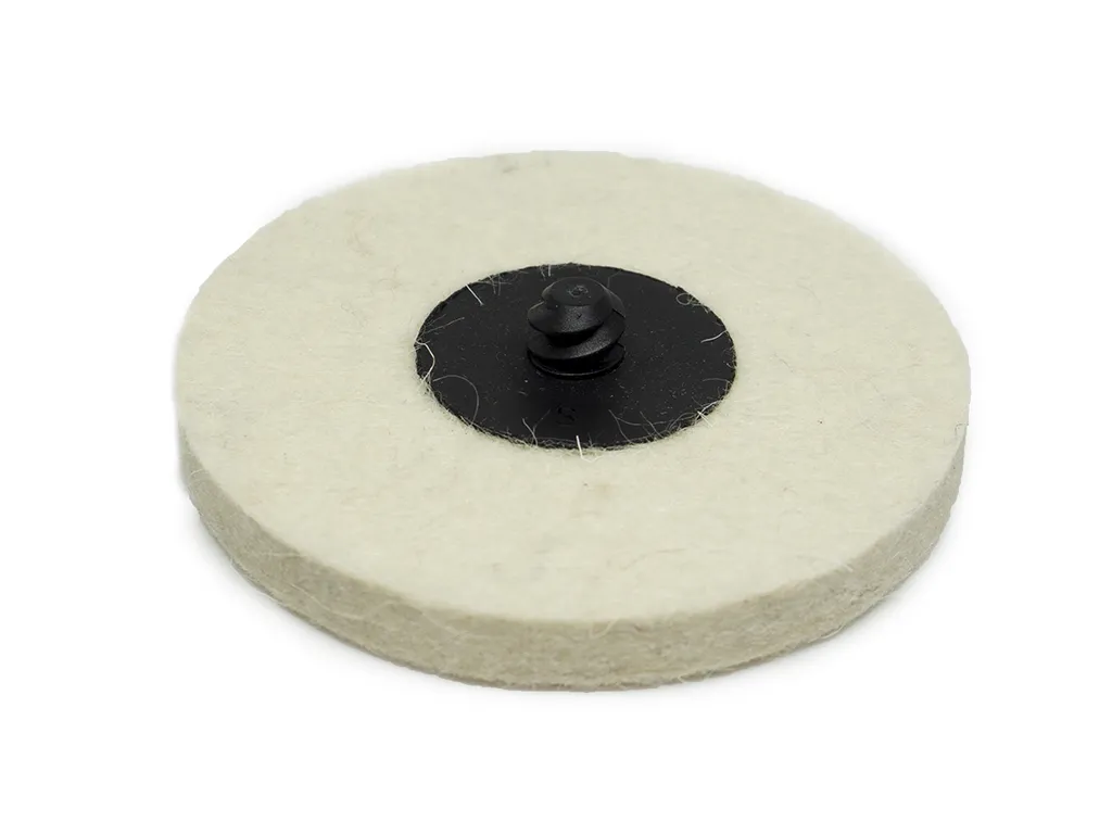 3" Felt Polishing Quick Change Discs - 10 Pack