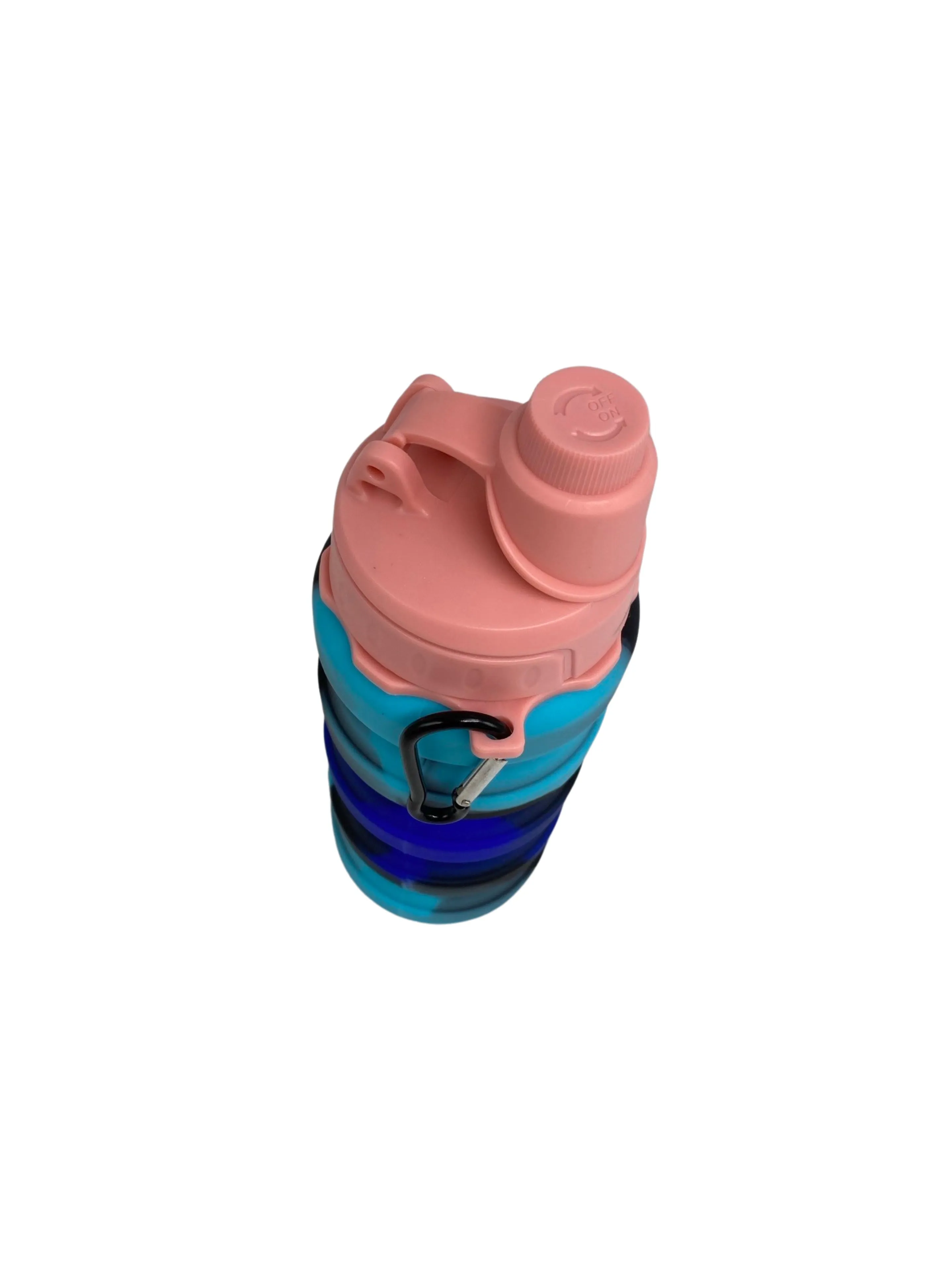 400Ml Collapsable Silicone Water Bottle Dp-168 Blue