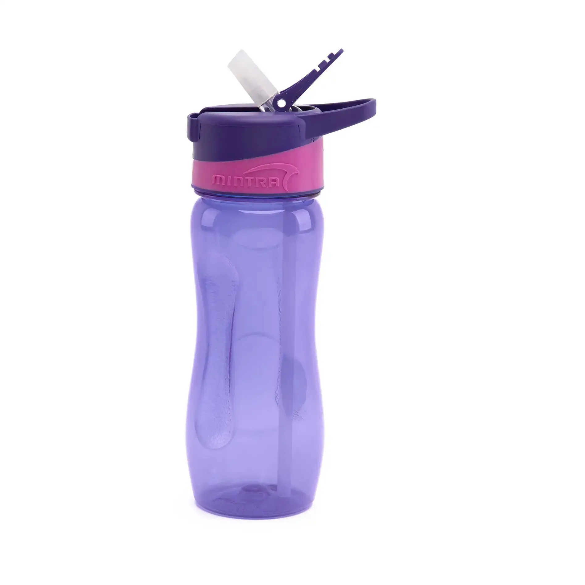 500 ml Colored Water Bottle - with Straw (Kids Size)