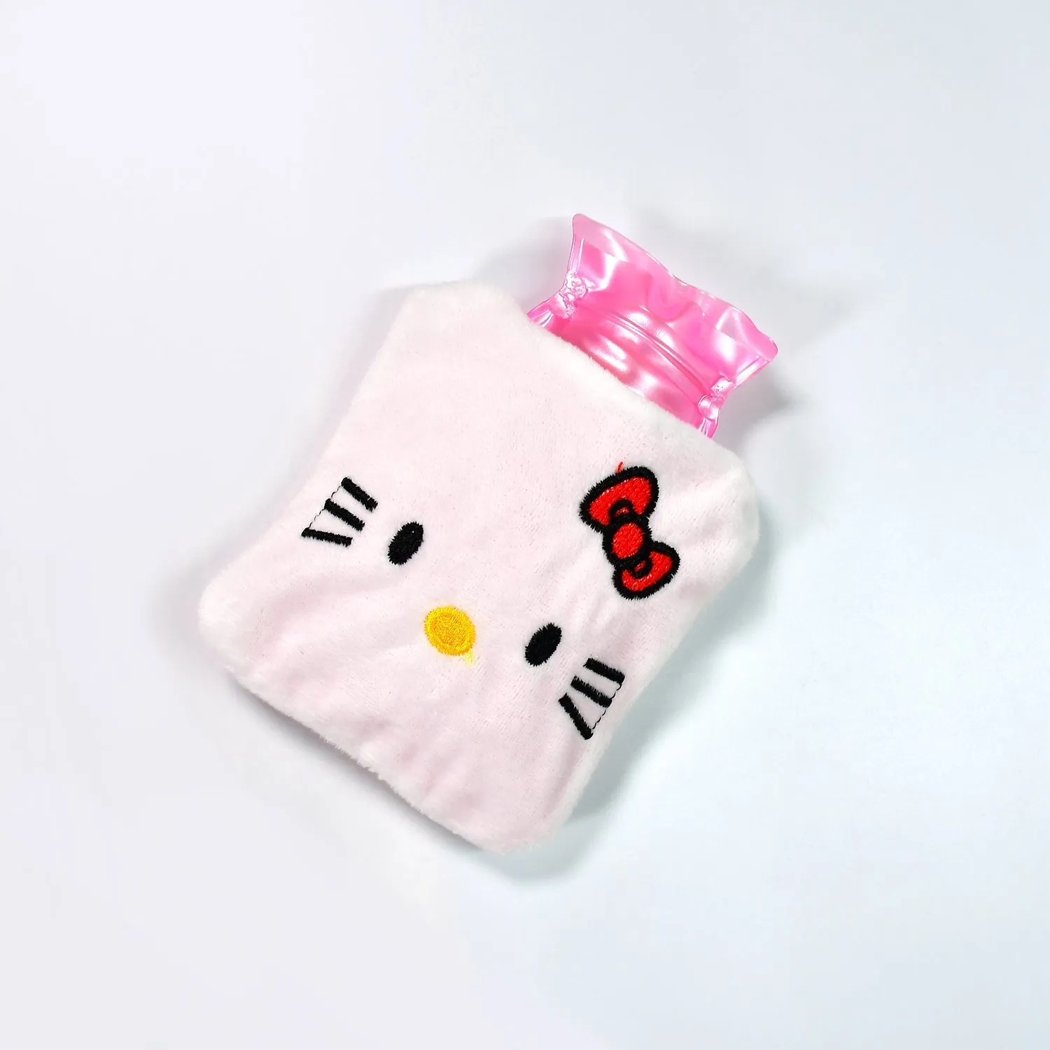 6526 White Hello Kitty small Hot Water Bag with Cover for Pain Relief, Neck, Shoulder Pain and Hand, Feet Warmer, Menstrual Cramps.