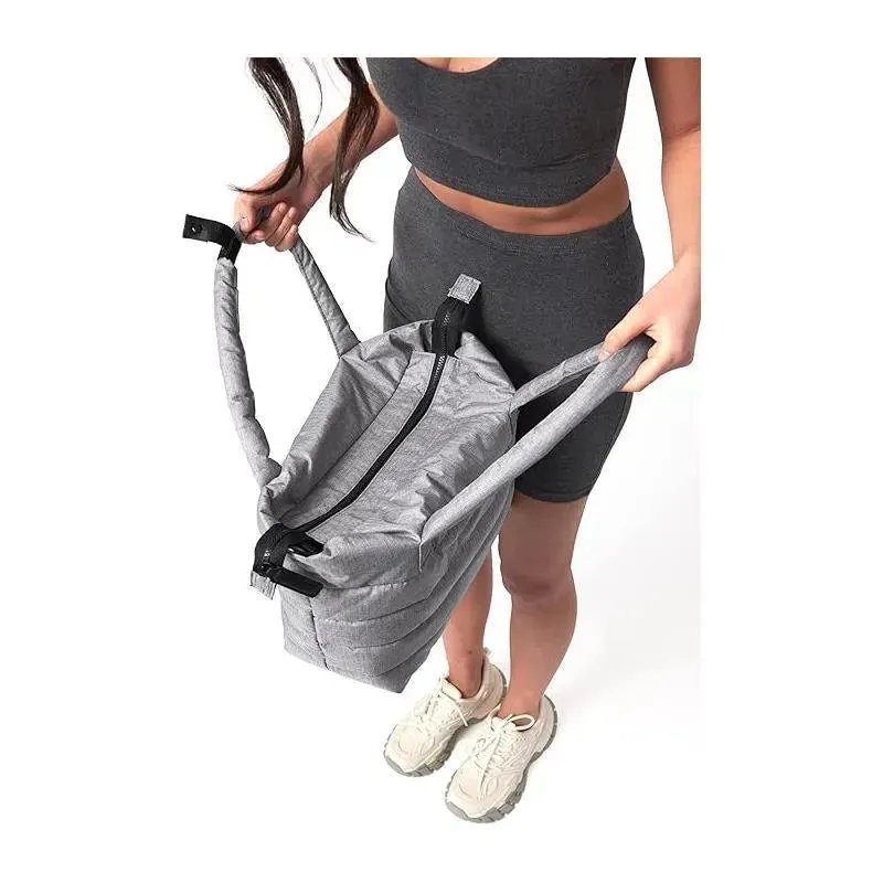 7AM Voyage - Capri Diaper Bag Tote, Heather Grey