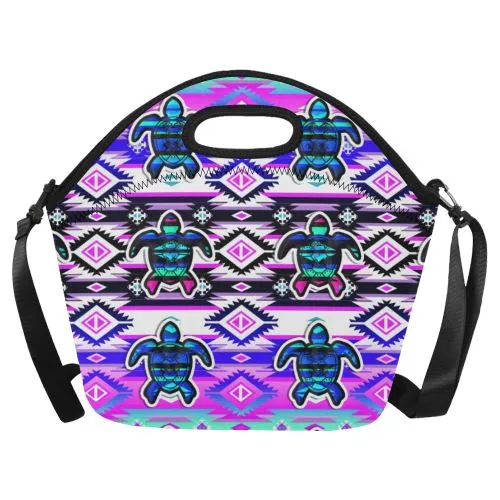 Adobe Dance Turtle Neoprene Lunch Bag/Large