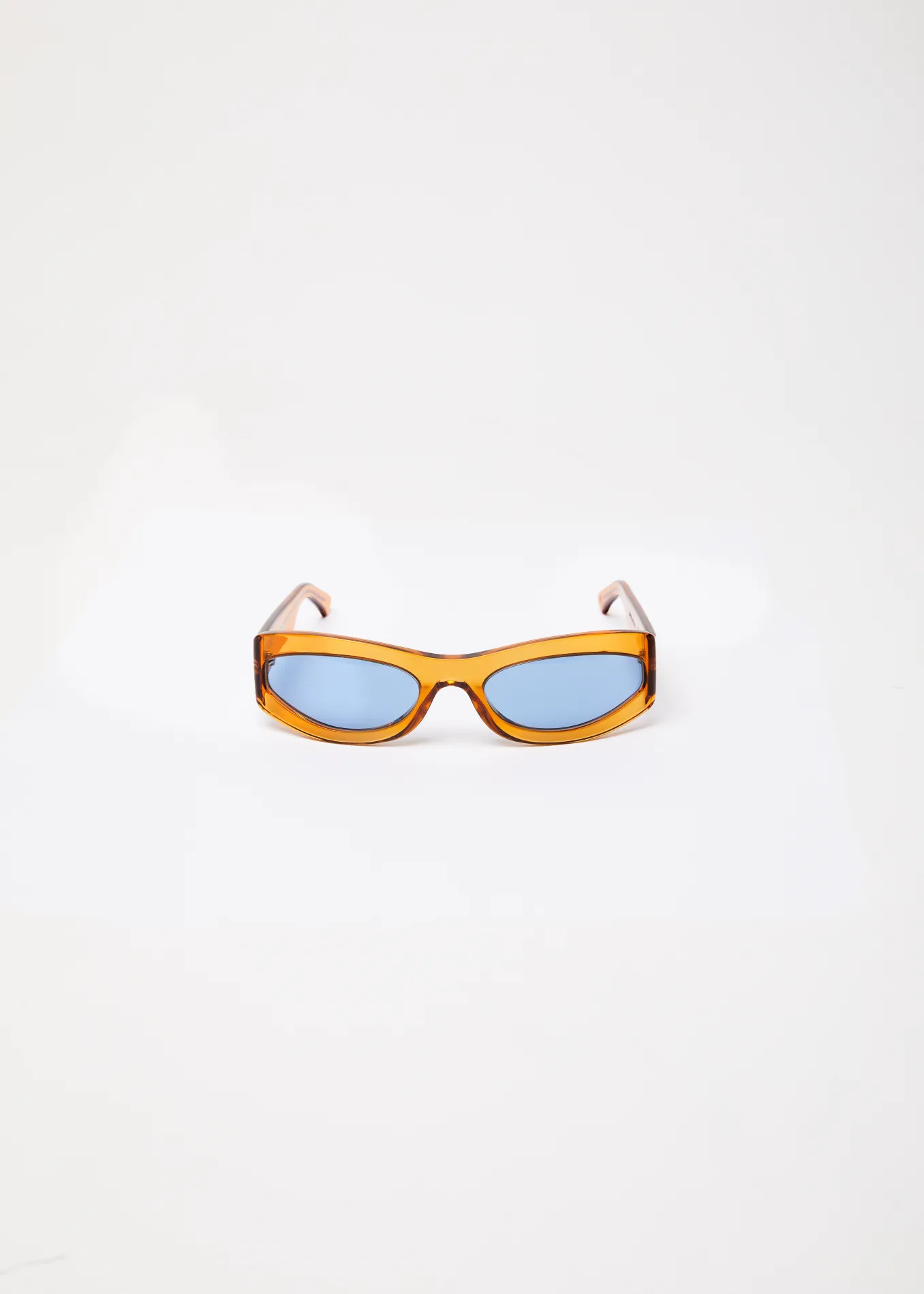 AFENDS Unisex Platinum J - Sunglasses - Clear Orange