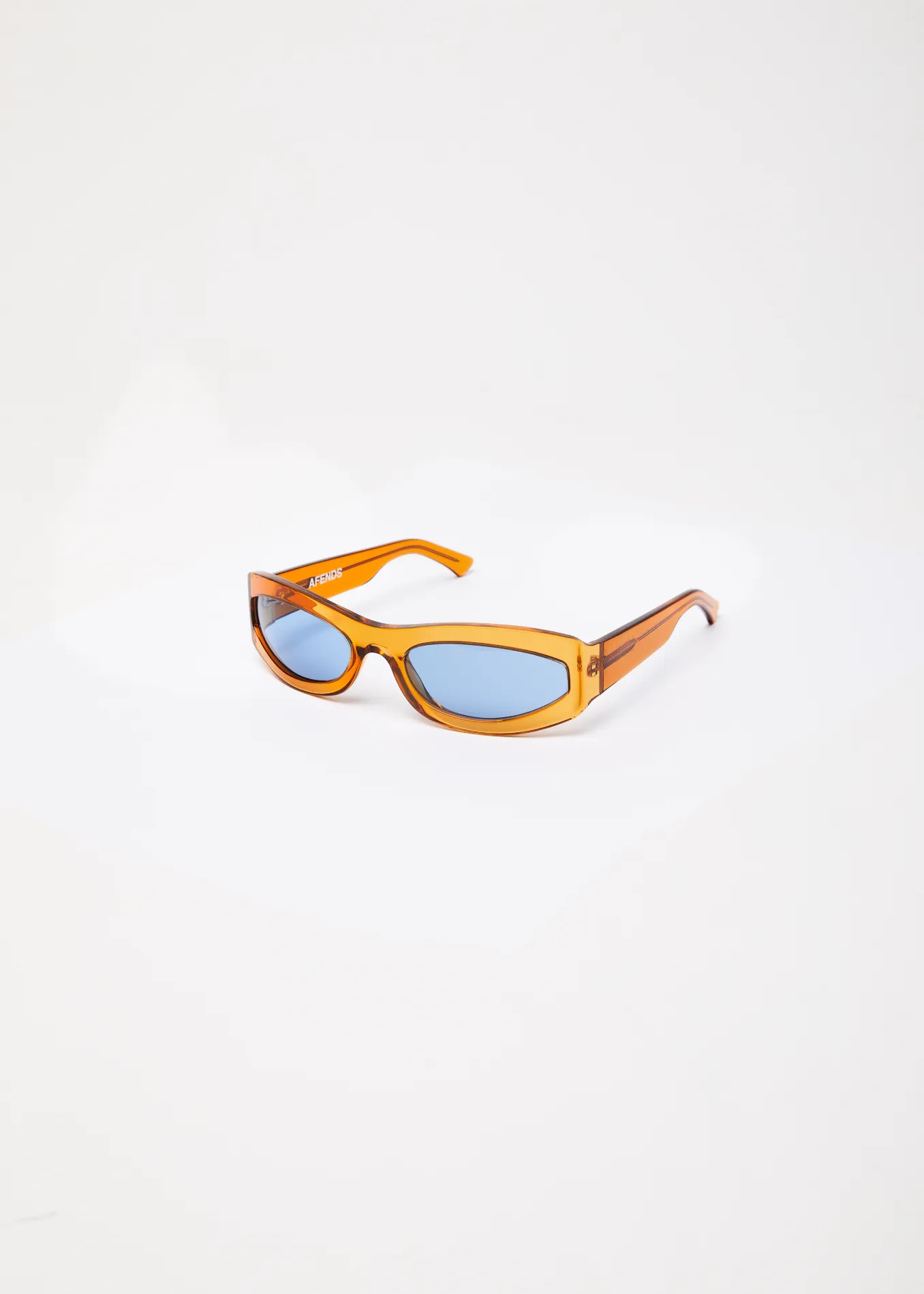 AFENDS Unisex Platinum J - Sunglasses - Clear Orange