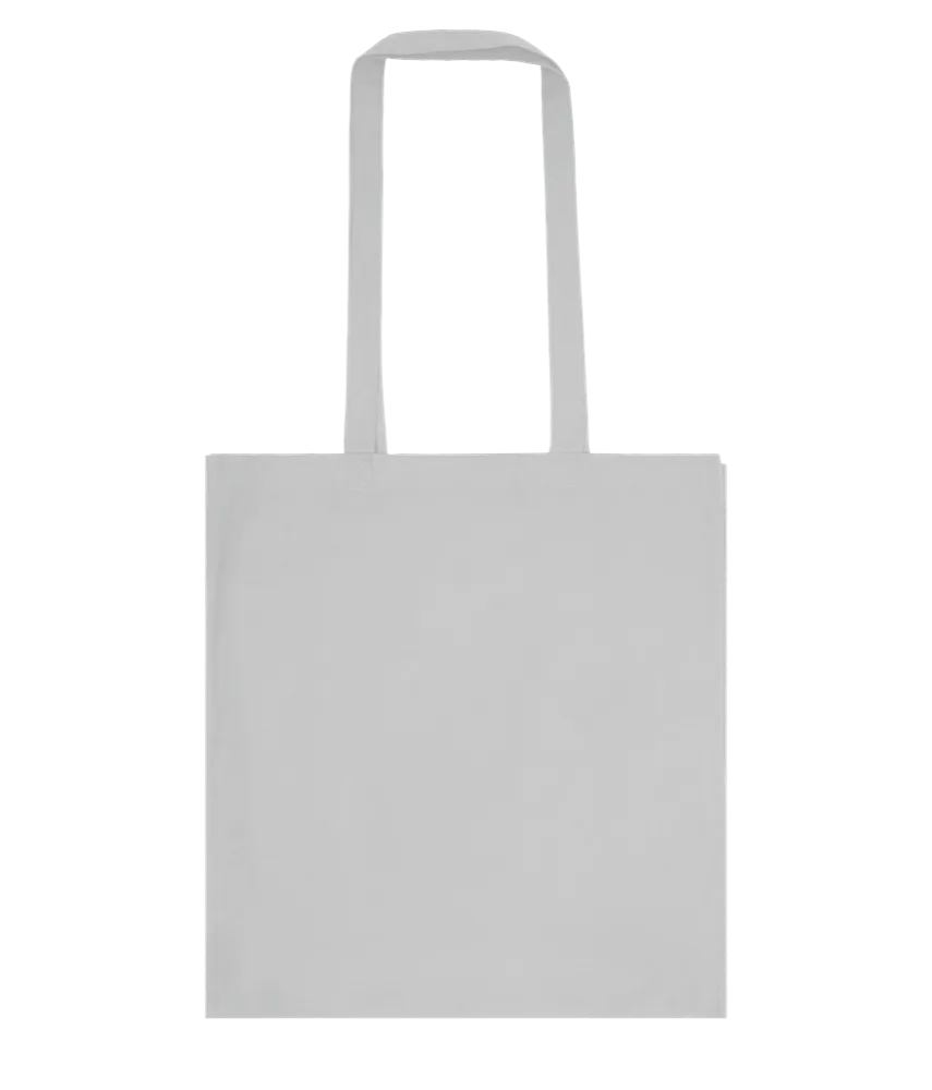 Amour Gagne Toujours Design - Basic colored cotton shopping bag