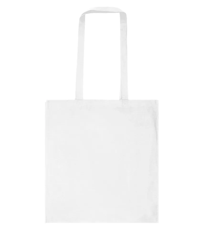 Amour Gagne Toujours Design - Basic colored cotton shopping bag