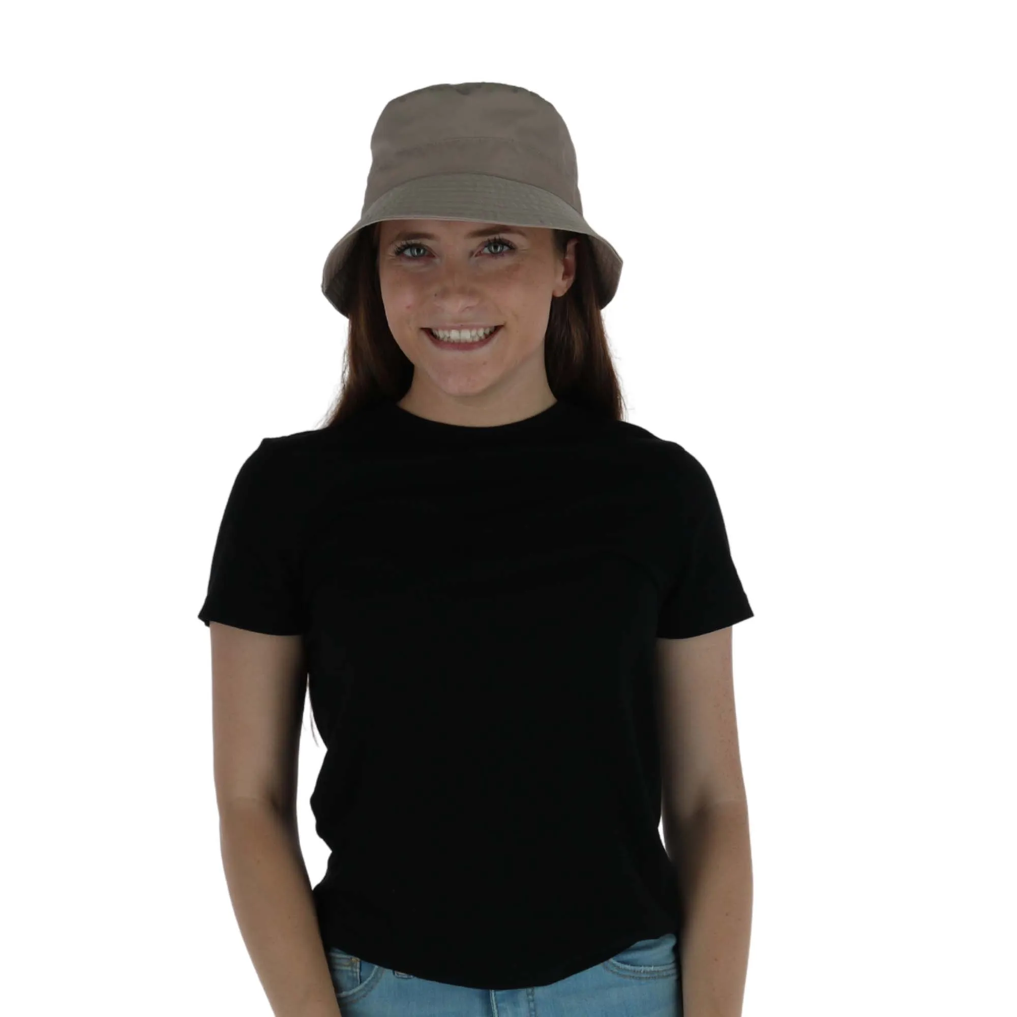 Angela & William Waterproof Packable Rain Hat with Zippered Closure