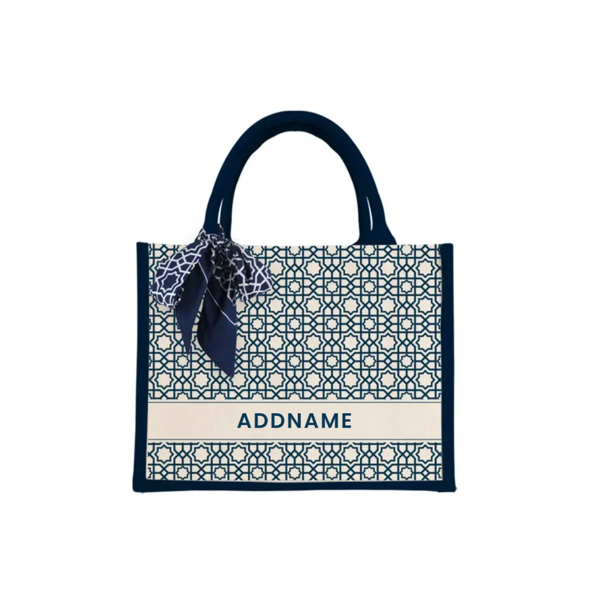 Annas Series - Prussian Blue Jute Bags