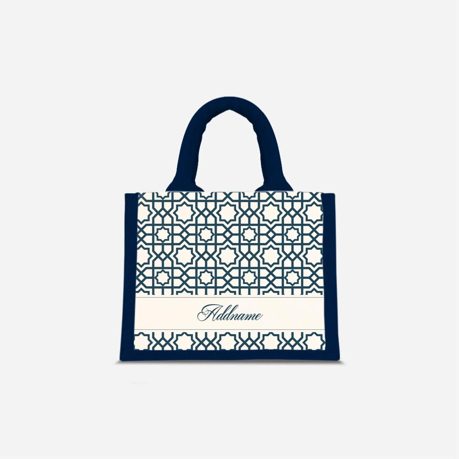 Annas Series - Prussian Blue Jute Bags