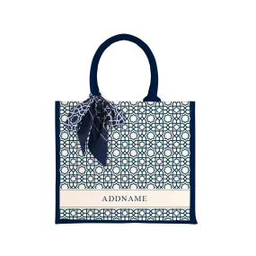 Annas Series - Prussian Blue Jute Bags