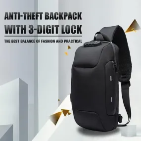 Anti-theft Backpack With 3-Digit Lock