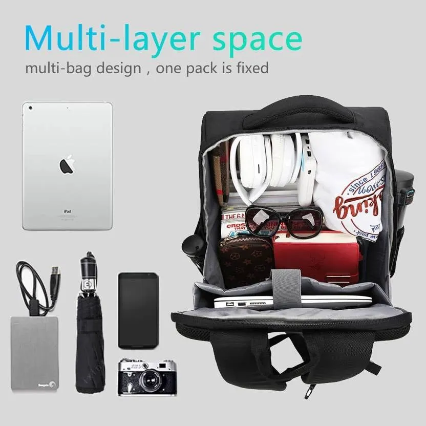 Aoking Anti-theft Business USB Slim Travel Backpack