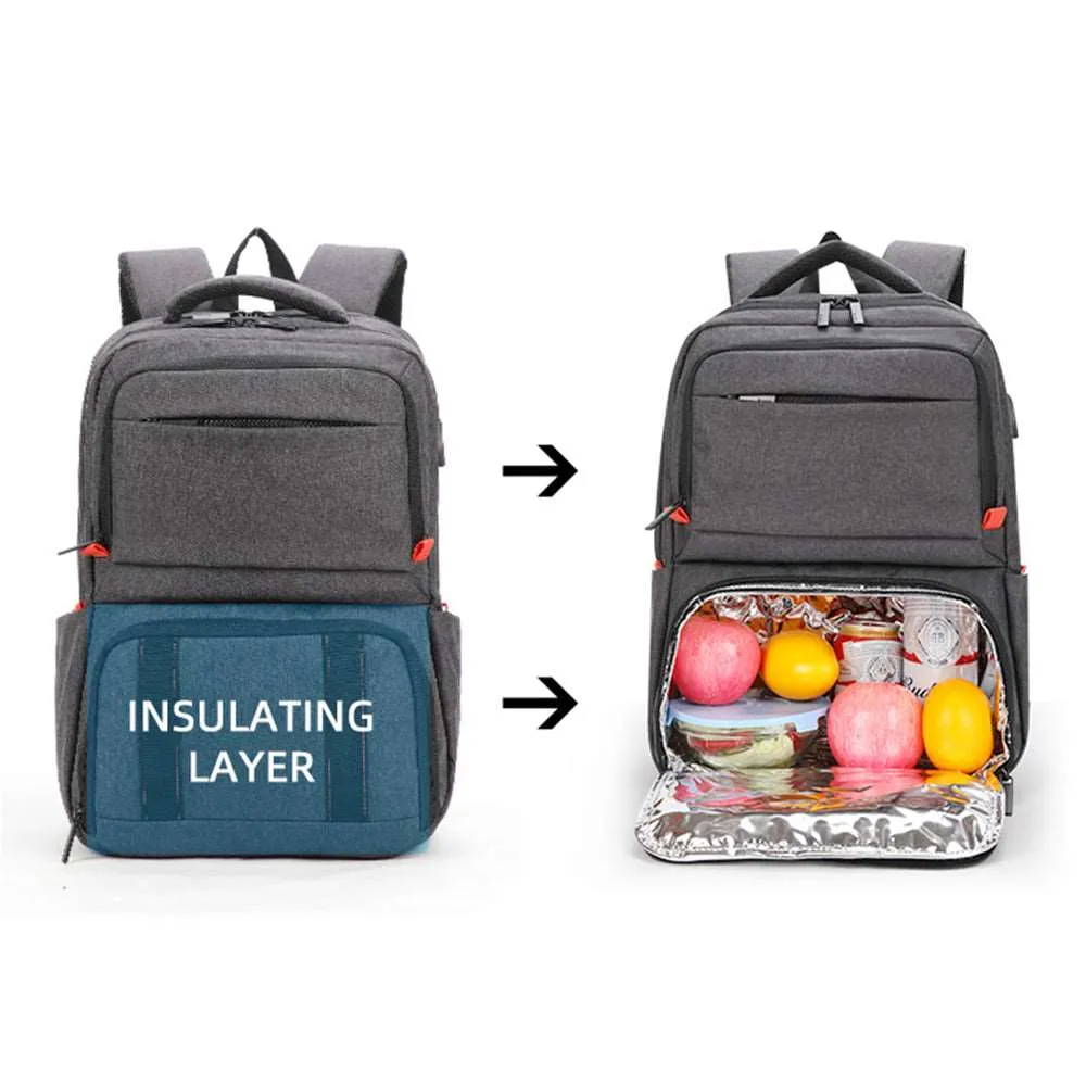 Aoking SN1116 Insulation Compartment Anti-theft Travel Backpack 27L