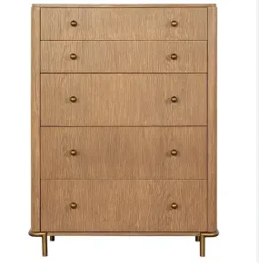 Arini 5-Drawer Chest Sand Wash