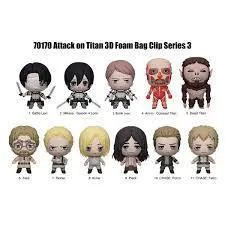 Attack on Titan - Series 3 Figural Bag Clip