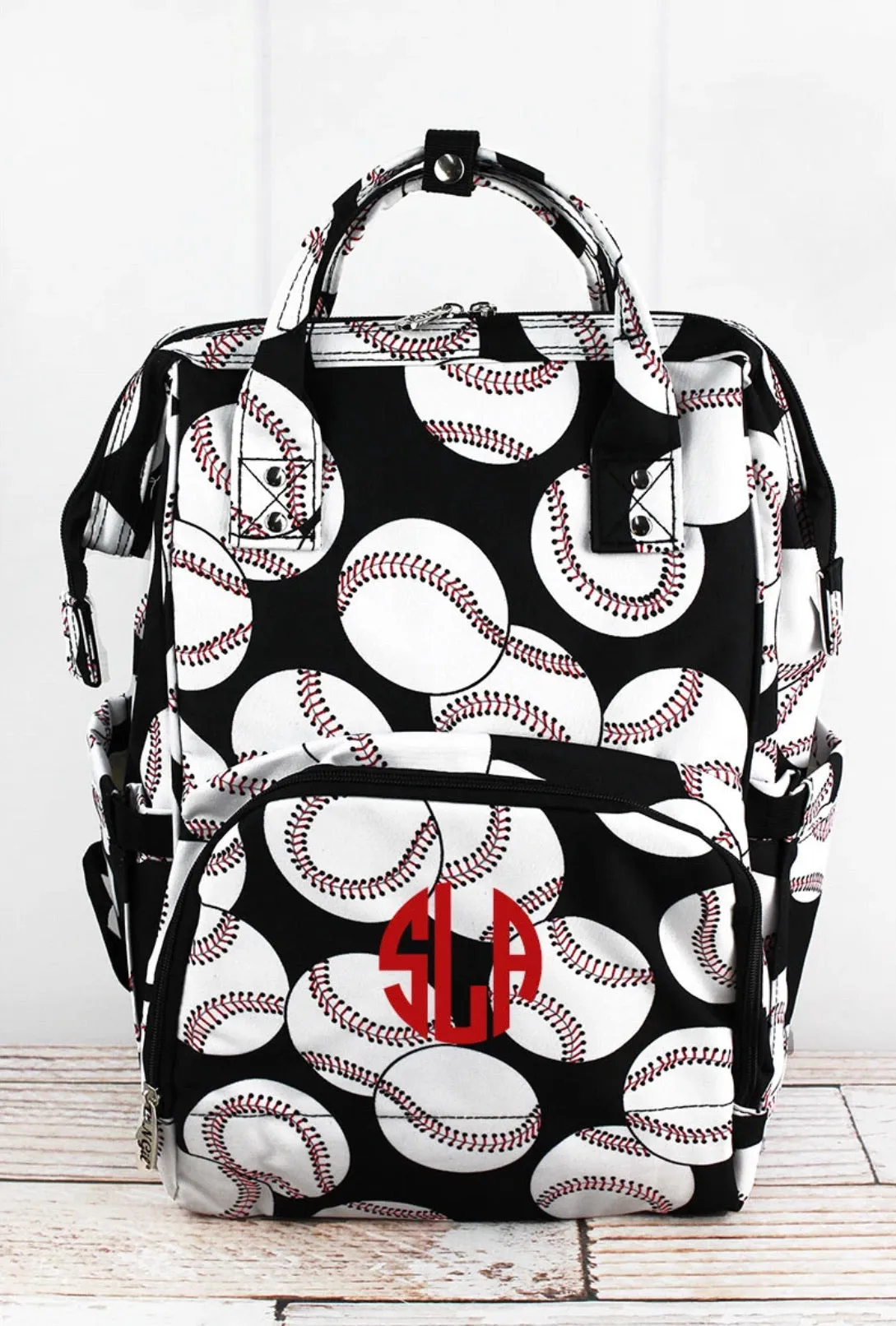 Baseball High-Quality Canvas Diaper Bag Backpack (NGIL Brand)