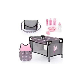 Bayer 11 in 1 Care Set  Pink & Grey with Fairy