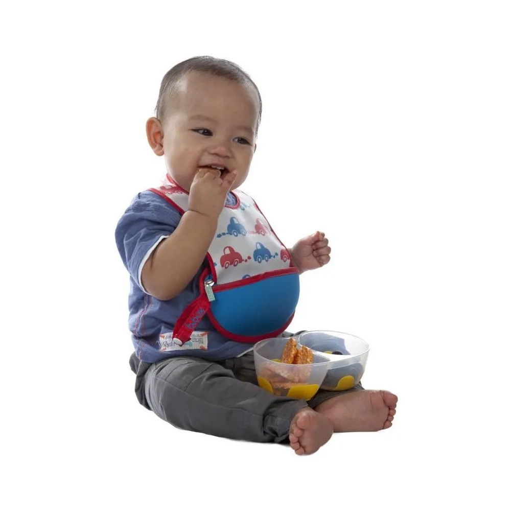 B.box Travel Bib w/ Baby Spoon (Shining Stars)