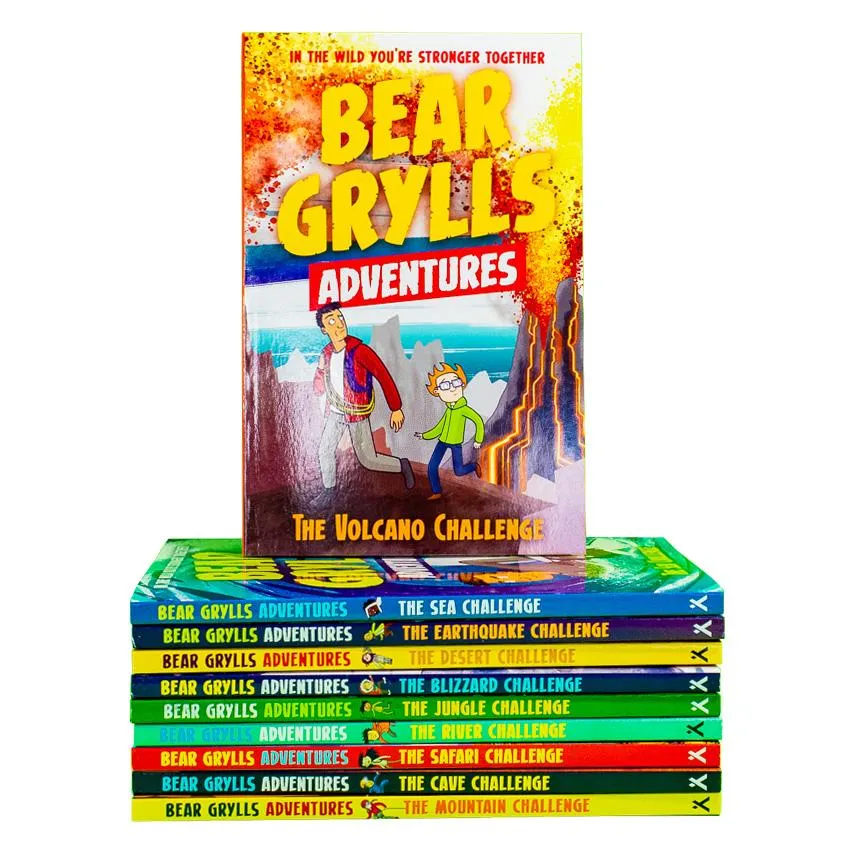 Bear Grylls Adventure Series 10 Book Collection - Ages 7-9 - Paperback