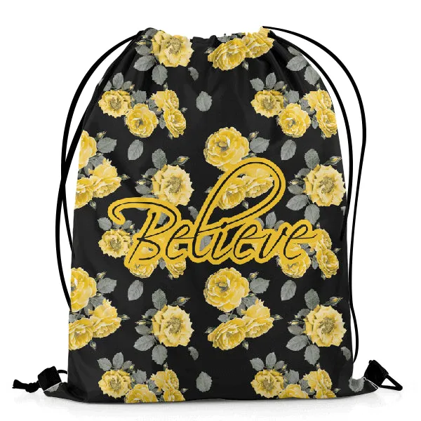 Believe Drawstring Bag