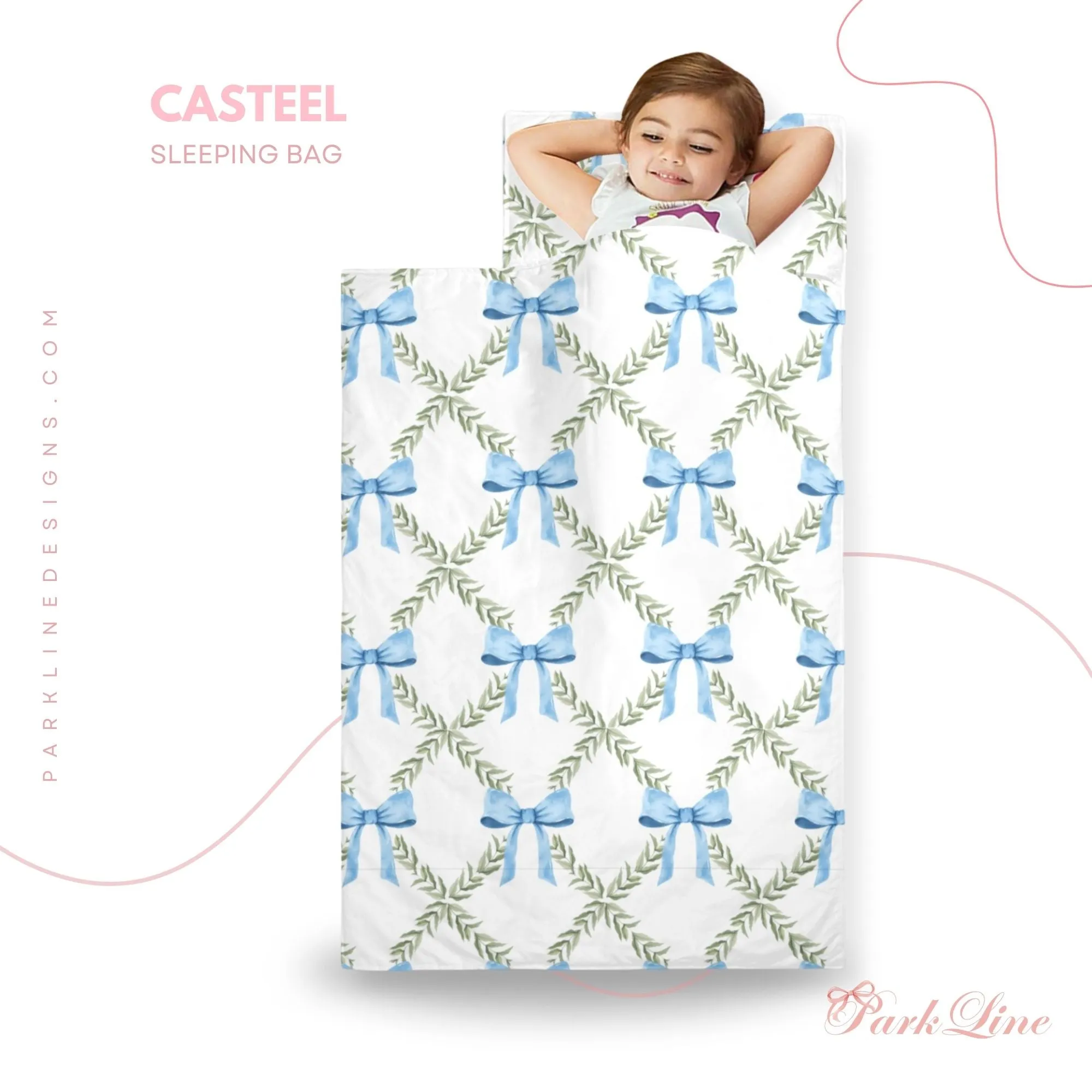 Bella Pink Kids' Long Sleeping Bag. | A Catchy Blend of Comfort & Style | Lightweight and Durable Sleeping Bag for Kids (Copy) (Copy)