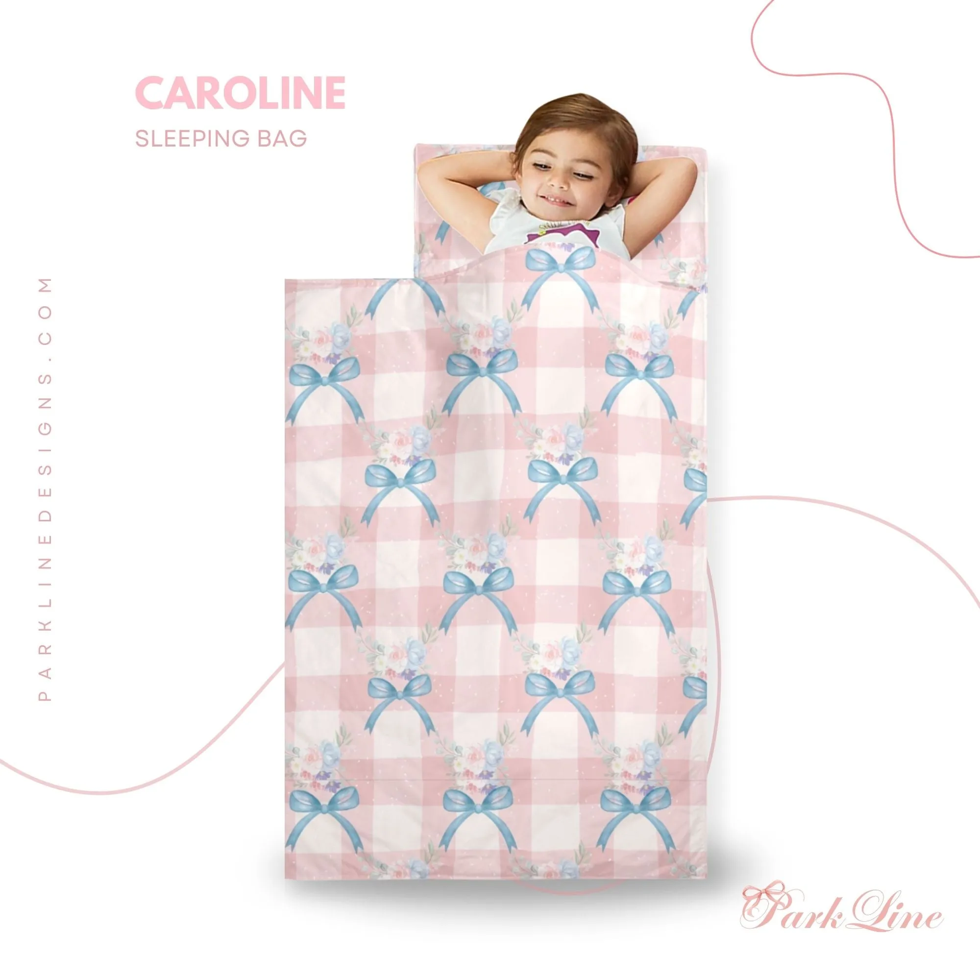 Bella Pink Kids' Long Sleeping Bag. | A Catchy Blend of Comfort & Style | Lightweight and Durable Sleeping Bag for Kids (Copy) (Copy)