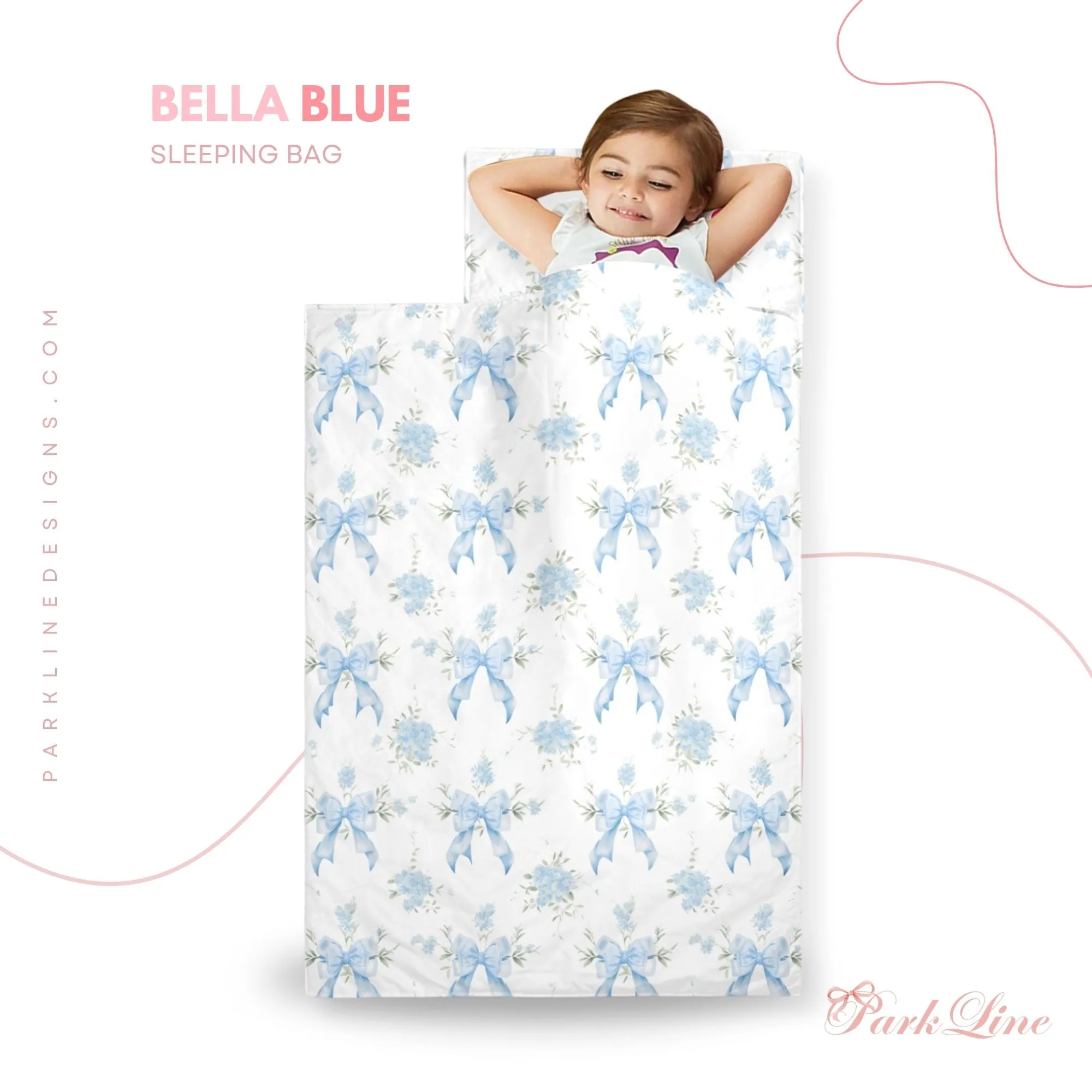 Bella Pink Kids' Long Sleeping Bag. | A Catchy Blend of Comfort & Style | Lightweight and Durable Sleeping Bag for Kids (Copy) (Copy)