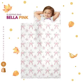 Bella Pink Kids' Long Sleeping Bag. | A Catchy Blend of Comfort & Style | Lightweight and Durable Sleeping Bag for Kids (Copy) (Copy)