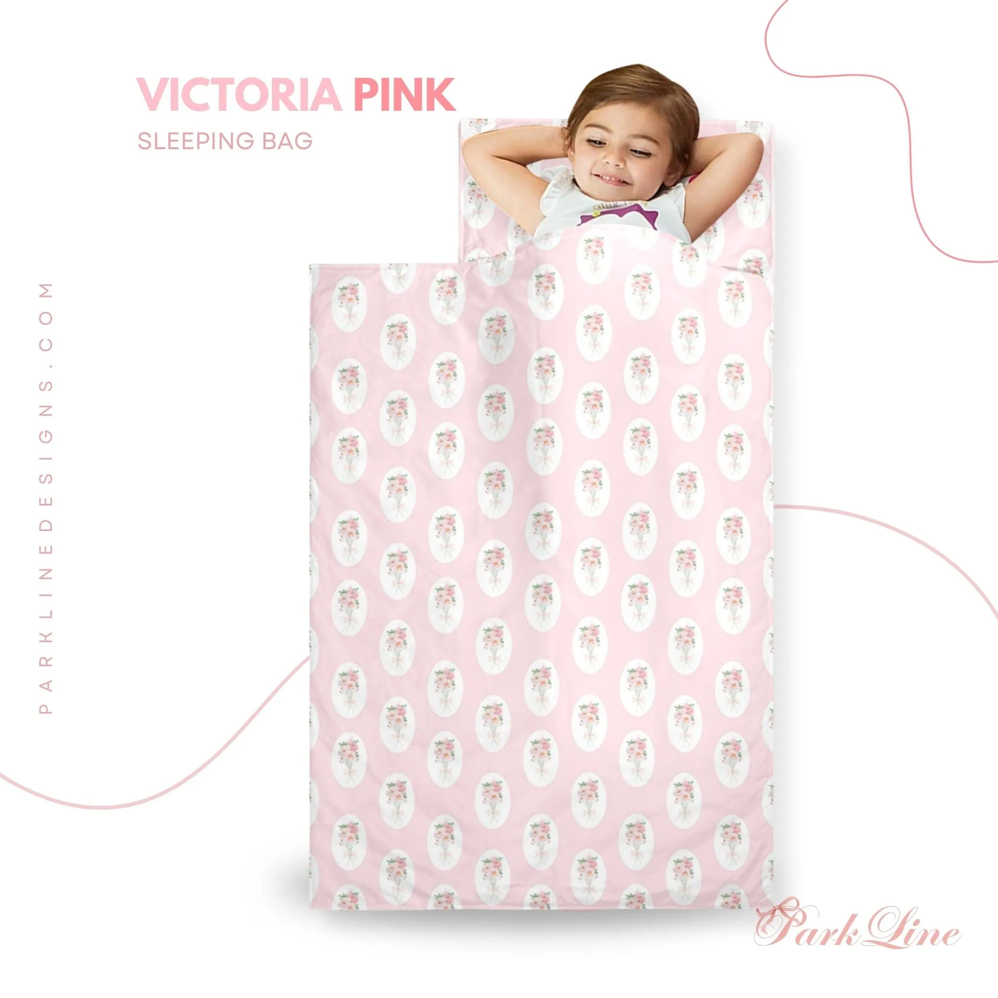 Bella Pink Kids' Long Sleeping Bag. | A Catchy Blend of Comfort & Style | Lightweight and Durable Sleeping Bag for Kids (Copy) (Copy)