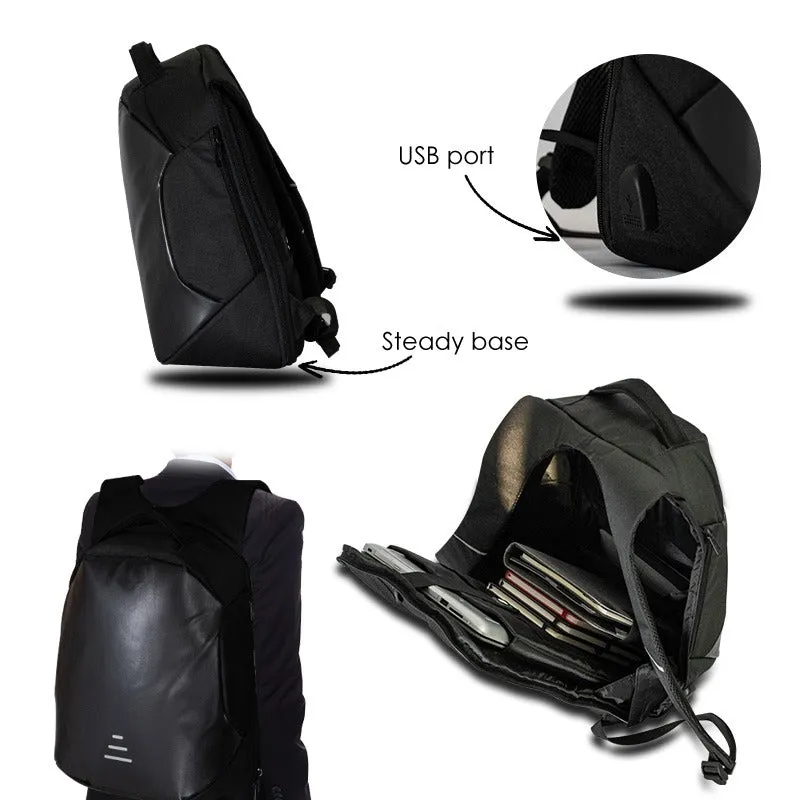 BFT-21-BB001 - Anti Theft Backpack with inbuilt USB connector