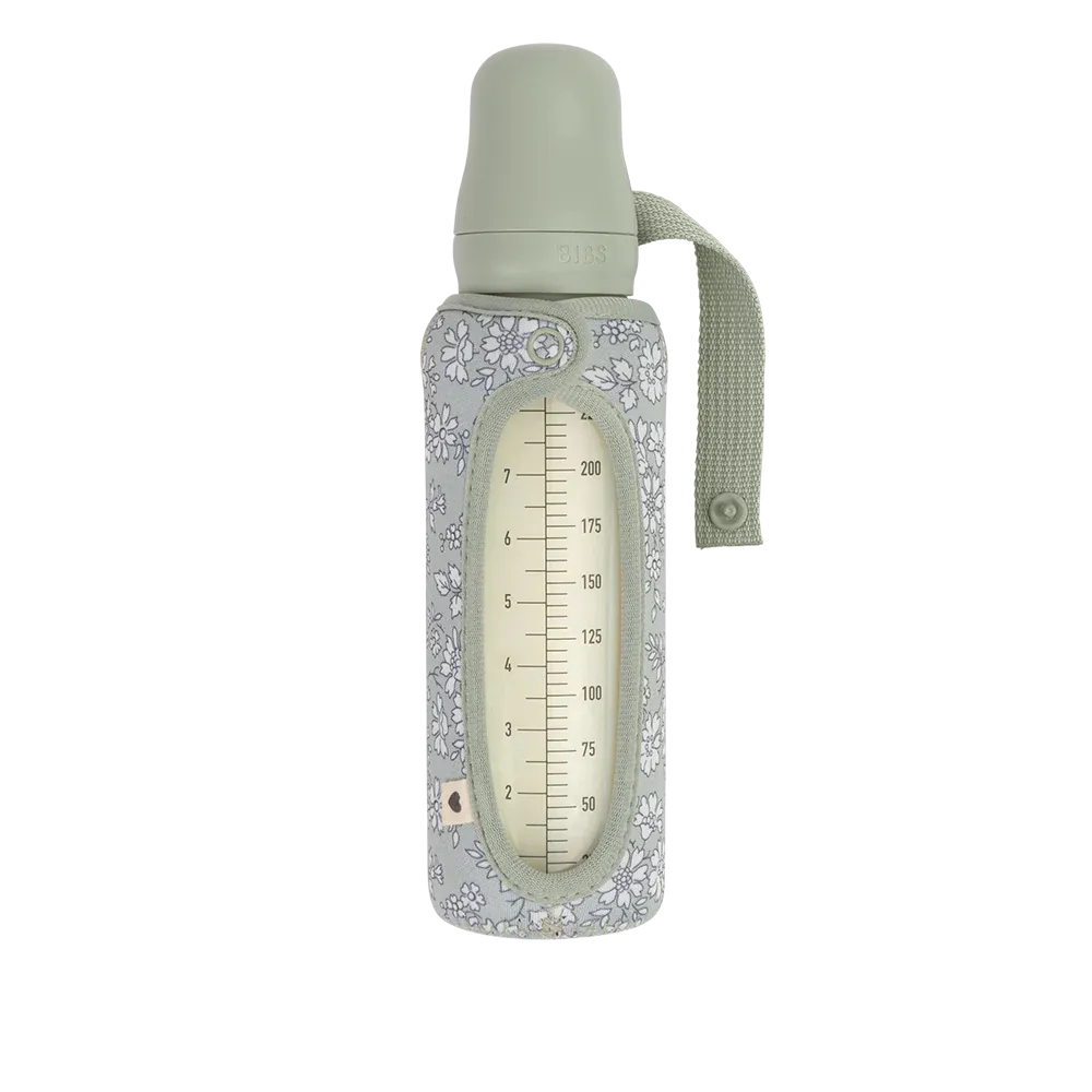 Bibs x LIBERTY Large Baby Bottle Sleeve Capel - Sage