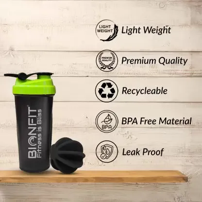 Bionfit Gym Bottle for Protein Shake | 100% Leak-Proof