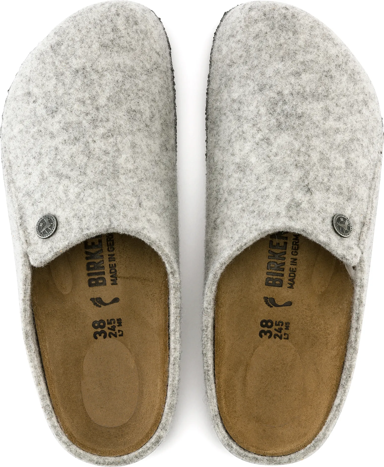 Birkenstock Unisex Zermatt Wool Felt Regular Light Grey | Buy Birkenstock Unisex Zermatt Wool Felt Regular Light Grey here | Outnorth