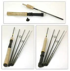 BISON 5 SECTION TRAVEL FLY / SPINNING ROD 8' #4/6