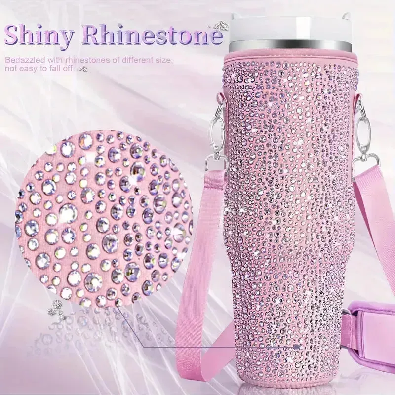 Bling Rhinestone Neoprene Bag (For Stanley 40 oz)