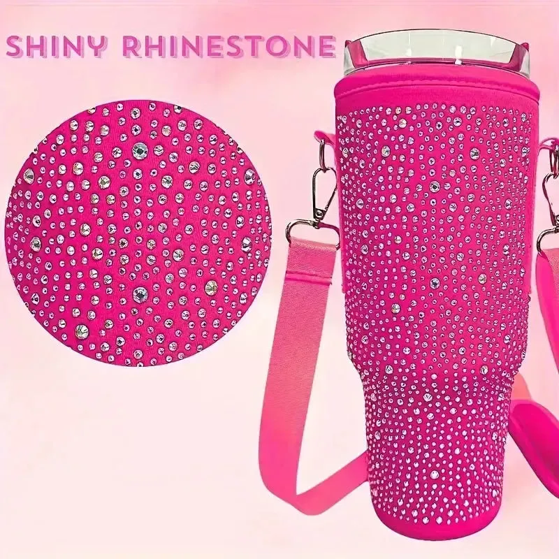 Bling Rhinestone Neoprene Bag (For Stanley 40 oz)