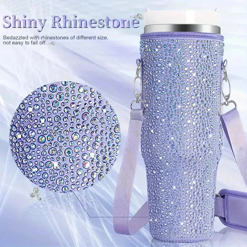 Bling Rhinestone Neoprene Bag (For Stanley 40 oz)