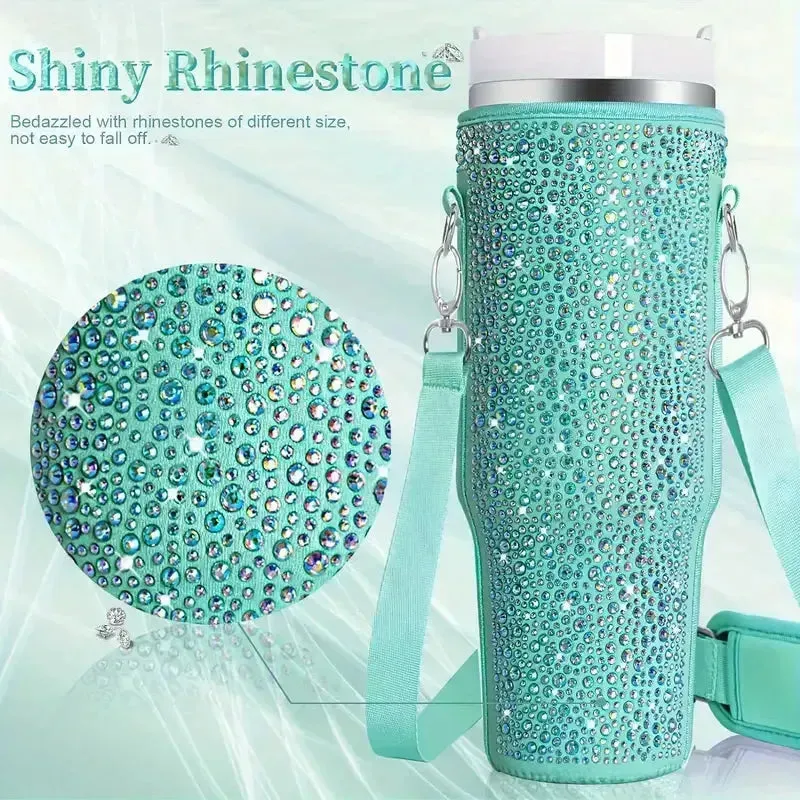 Bling Rhinestone Neoprene Bag (For Stanley 40 oz)