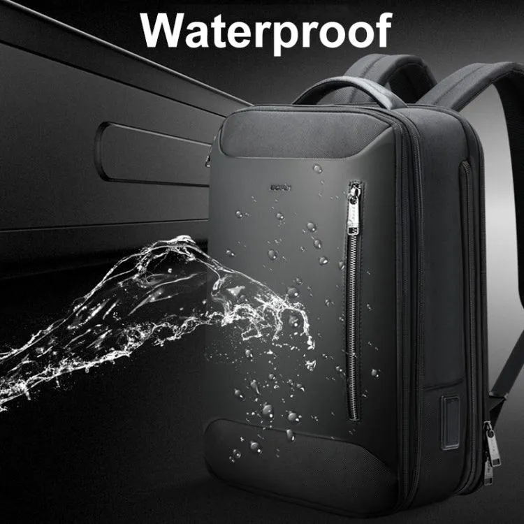 Bopai 61-19011 Waterproof Large Travel Laptop Backpack with USB and Type-C Charging Ports