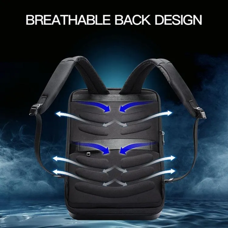 Bopai 61-93318A Expandable Waterproof Backpack with USB Charging Port and Anti-Theft Features