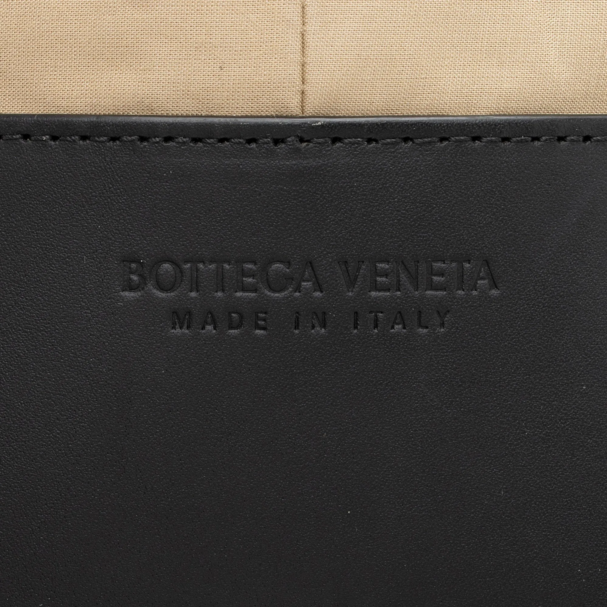 Bottega Veneta Canvas Calfskin Two Tone Tote (SHF-HlaCzX)