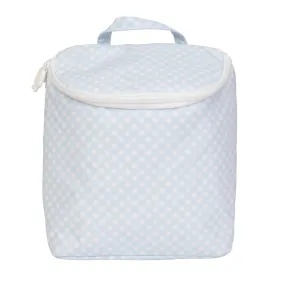 Bottle Bag, Blue Gingham