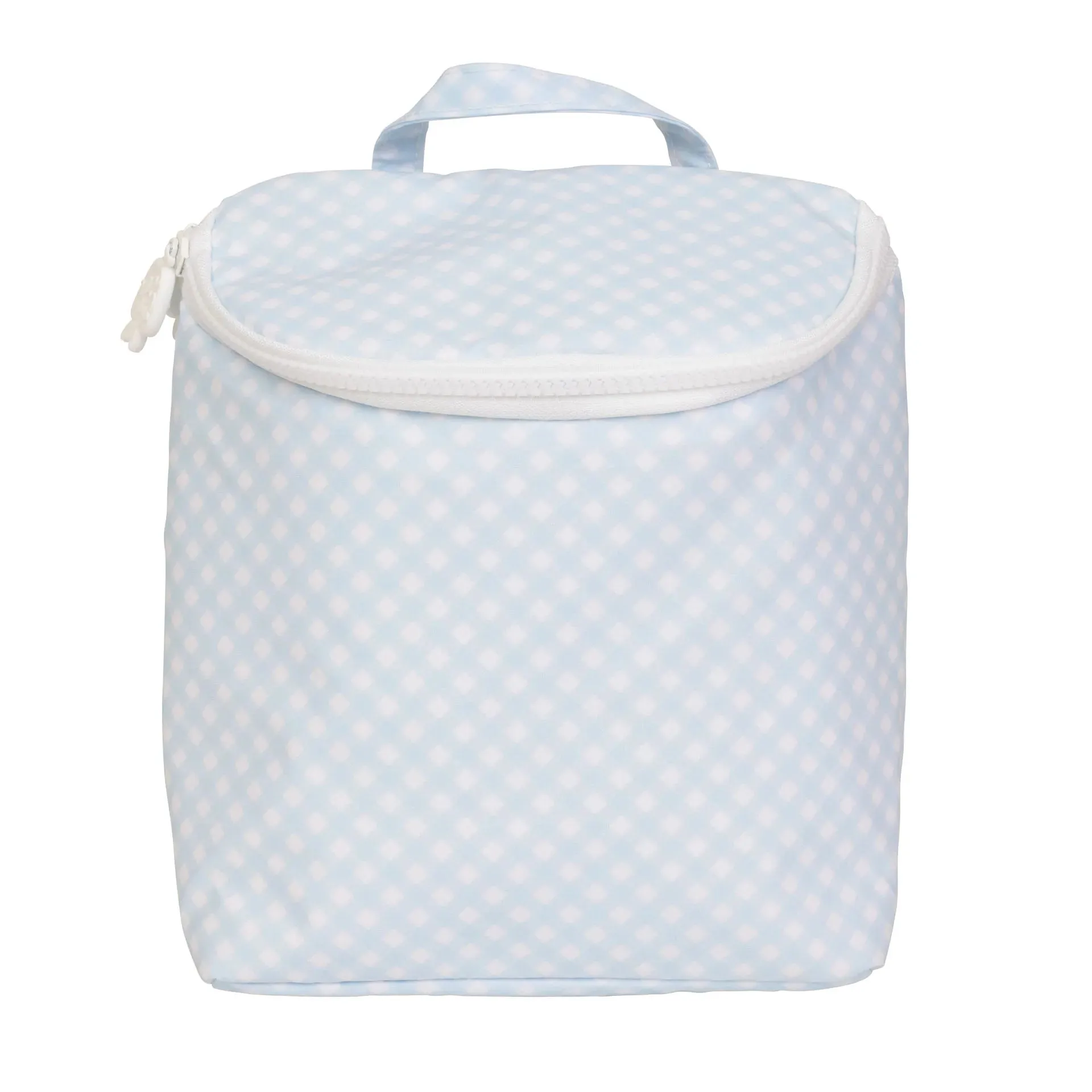 Bottle Bag, Blue Gingham