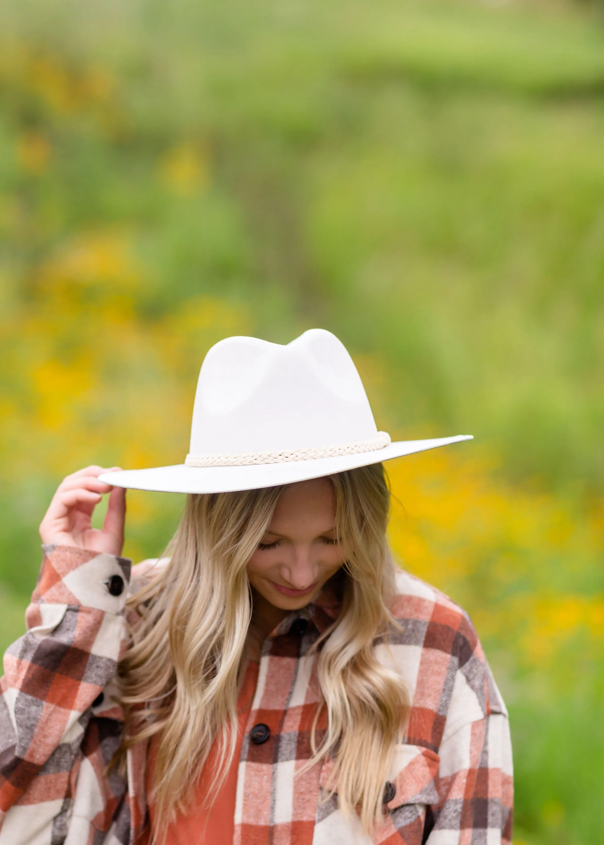 Braided Ivory Hat - FINAL SALE