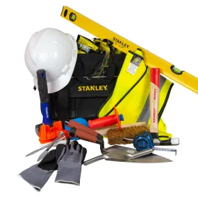 Bricklayers Deluxe Tool & PPE Starter Kit with Tool Kit Bag